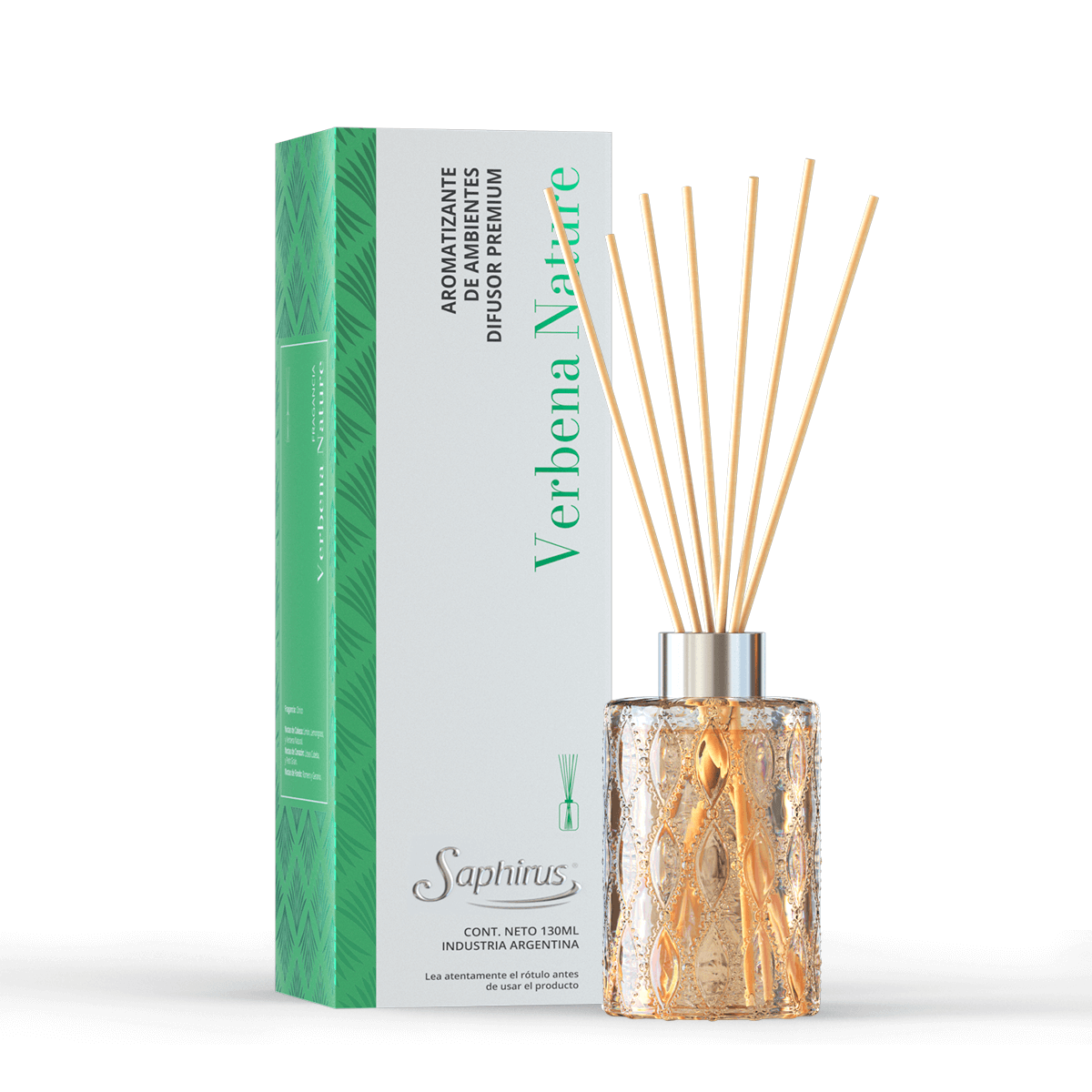 Foto de DIFUSOR DE VARILLAS PREMIUM SAPHIRUS 130 ml.