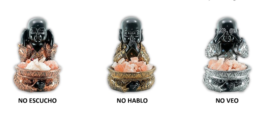 Foto de LAMPARA DE SAL BUDA SABIO