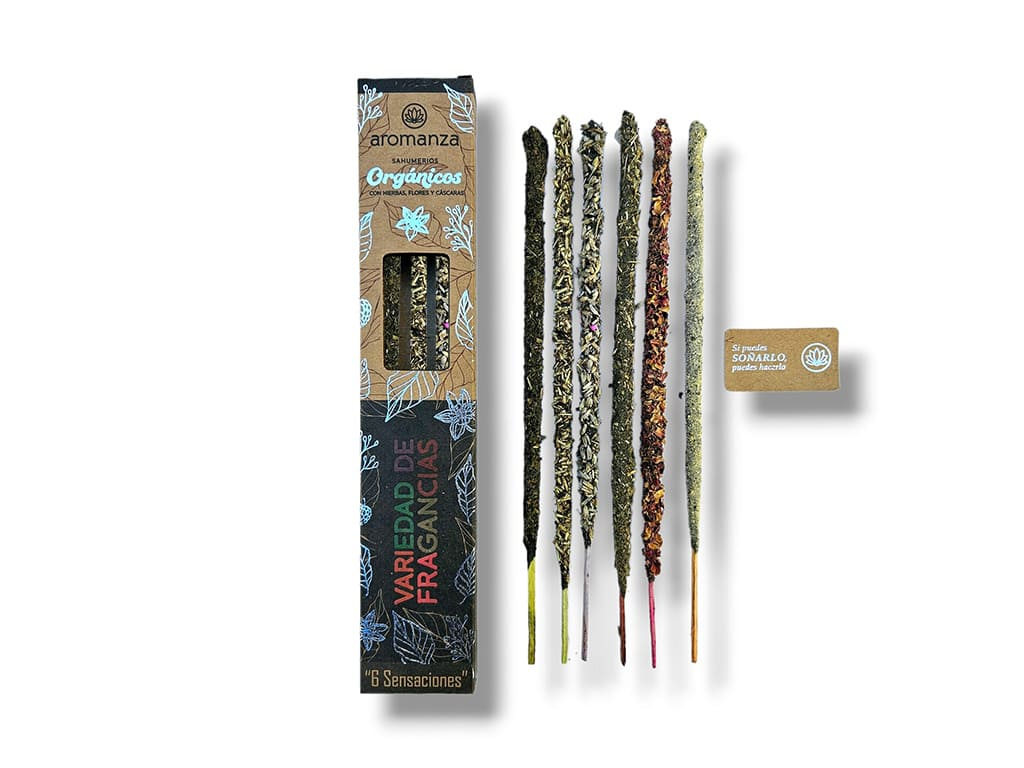 Foto de SAHUMERIOS ORGANICOS x6 un. AROMANZA