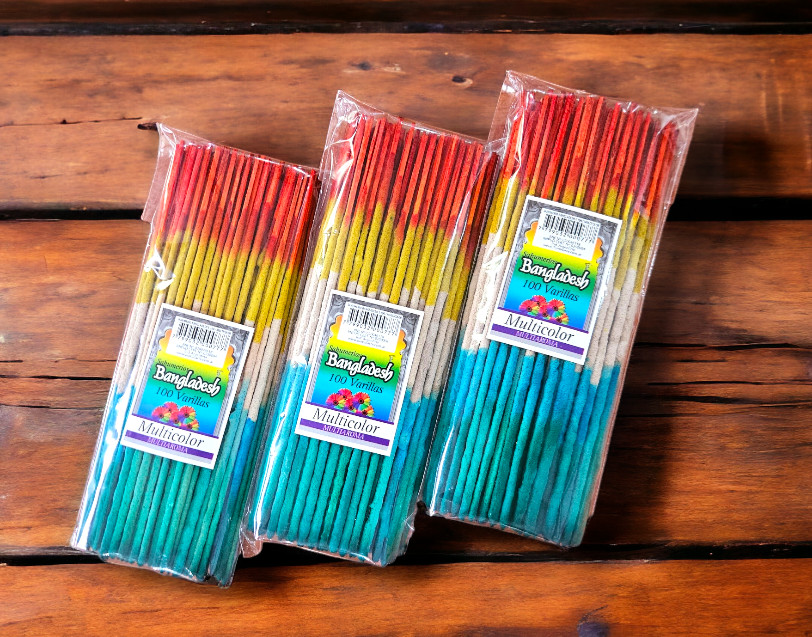 Foto de SAHUMERIO BANGLADESH X100 MULTICOLOR MULTI AROMA ILUMINARTE