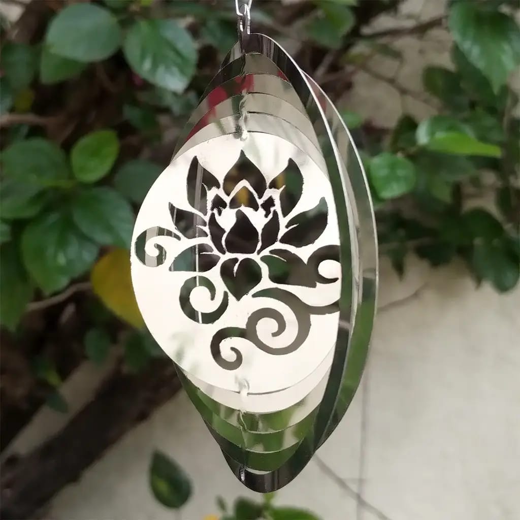 Foto de COLGANTE FLOR DE LOTO 10 CM.