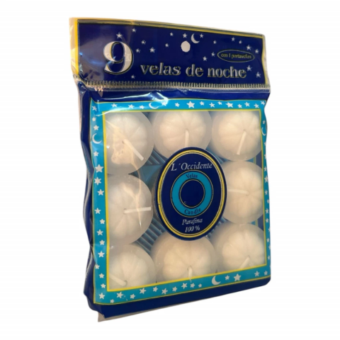 Foto de VELA NOCHE X9 BLANCO
